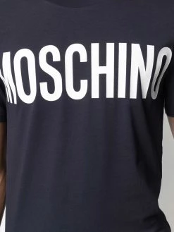 Moschino logo-print stretch-cotton T-shirt