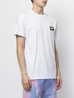 Moschino badge detail cotton T-shirt