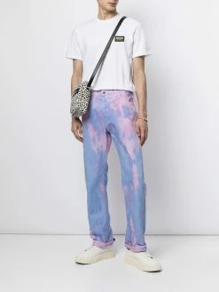 Moschino badge detail cotton T-shirt