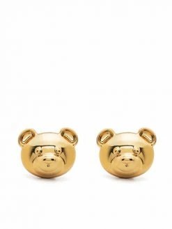 Moschino Teddy Bear clip-on earrings