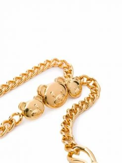 Moschino bear-motif chain belt