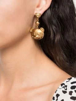 Moschino Teddy Bear hanging earrings
