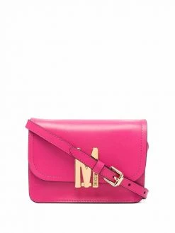 Moschino small logo-plaque shoulder bag
