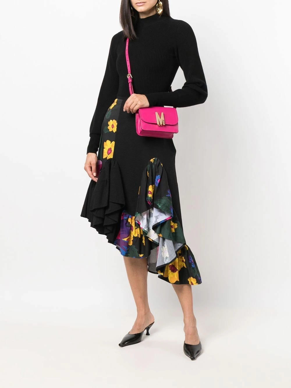 Brand new ๐ฅ Moschino Small logo plaque shoulder bag ๐ 4 Moschino small logo-plaque shoulder bag