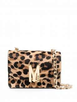 Moschino leopard-print crossbody bag