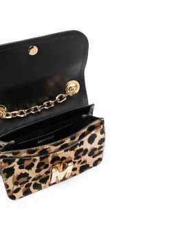 Moschino leopard-print crossbody bag