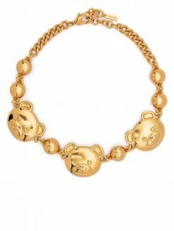 Moschino Teddy Bear chain necklace