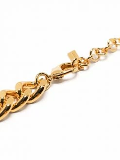 Moschino logo lettering choker