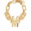 Moschino M-charm chain bracelet