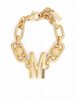 Moschino M-charm chain bracelet