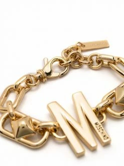 Moschino M-charm chain bracelet
