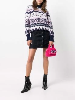 Moschino faux fur tote bag