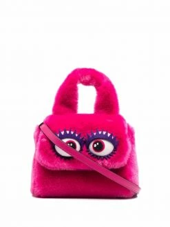 Moschino faux fur tote bag