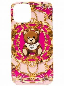 Moschino bear-motif iPhone 12/12 Pro case