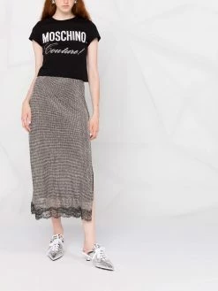 Discount ๐งจ Moschino Couture logo cropped T ๐ shirt ๐ 9 Moschino Couture logo cropped T-shirt