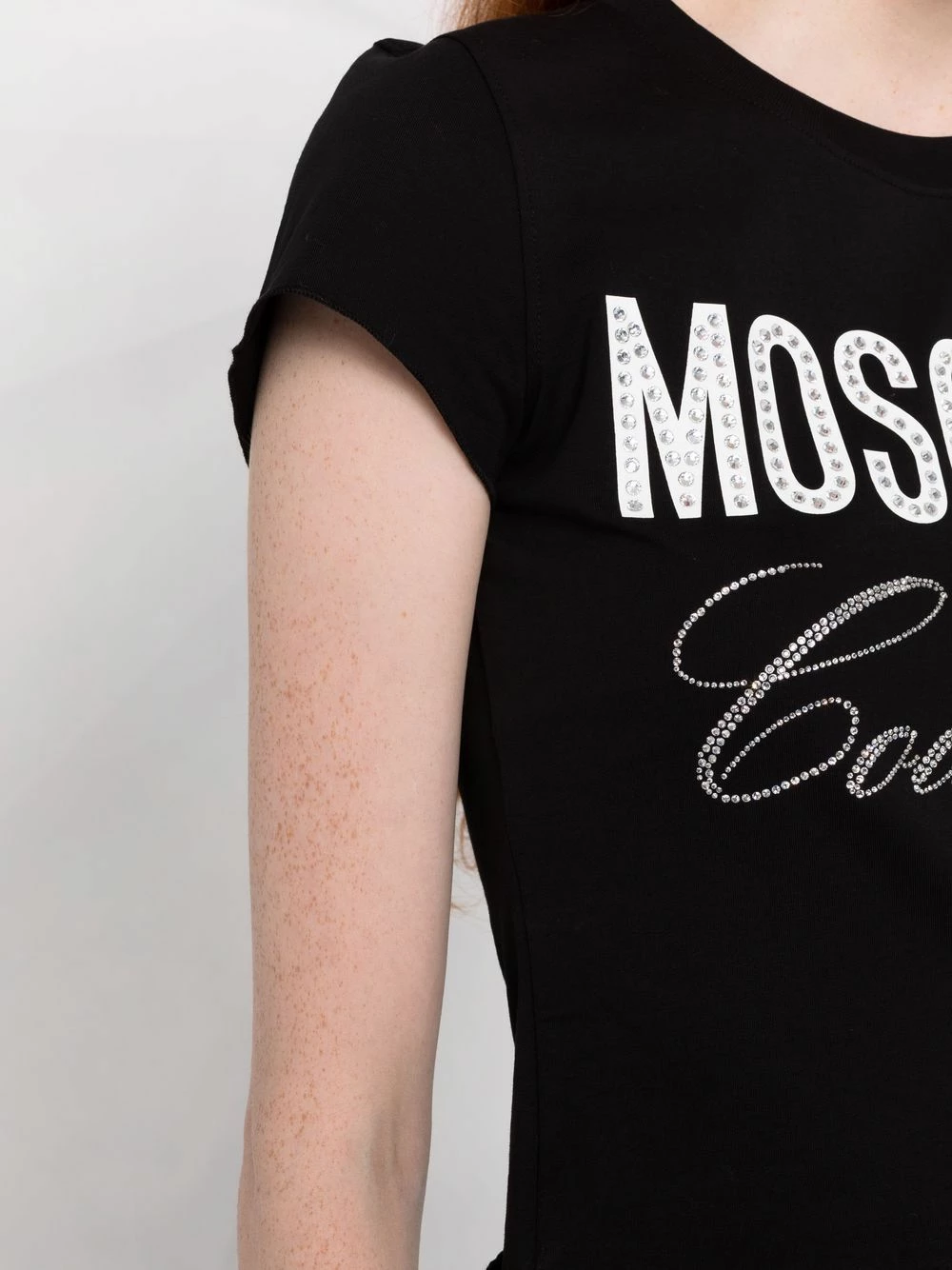 Discount ๐งจ Moschino Couture logo cropped T ๐ shirt ๐ 5 Moschino Couture logo cropped T-shirt