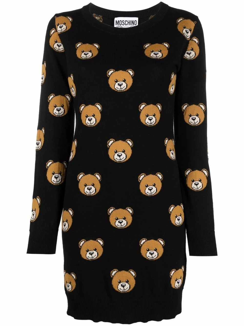 Flash Sale ๐ Moschino Teddy intarsia knitted ๐ dress ๐ 3 Moschino teddy-intarsia knitted dress