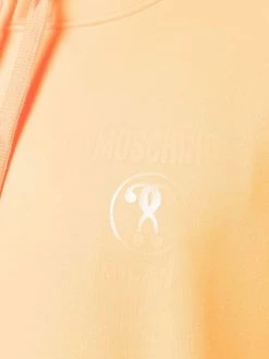 Moschino tonal-logo printed hoodie