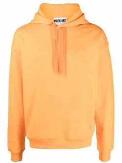 Moschino tonal-logo printed hoodie