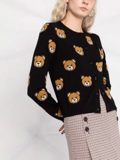Moschino Teddy Bear-intarsia cardigan