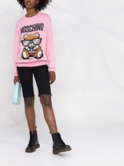 Moschino teddy-intarsia jumper