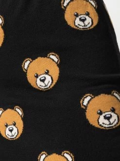 Moschino teddy-bear print knitted skirt