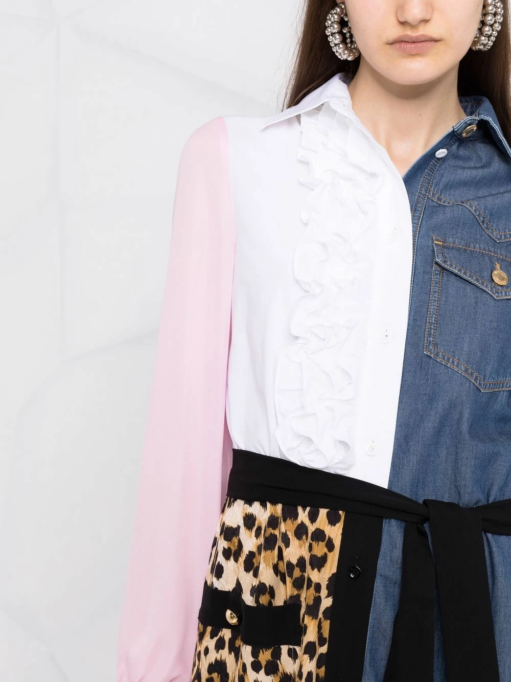 Deals ๐ Moschino Mixed garments ๐ shirtdress โญ 5 Moschino mixed-garments shirtdress