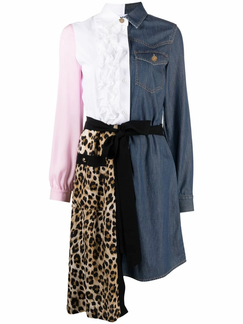 Deals ๐ Moschino Mixed garments ๐ shirtdress โญ 3 Moschino mixed-garments shirtdress