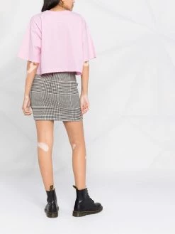 Moschino Teddy Studs cropped T-shirt