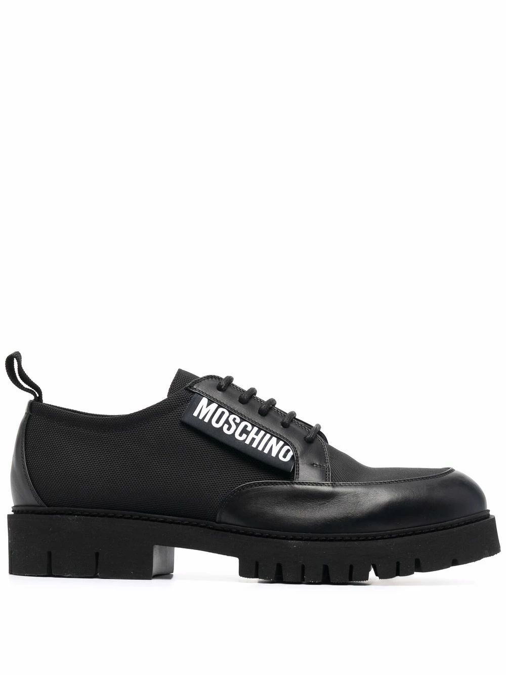 Budget ๐ Moschino Side logo patch loafers ๐คฉ 3 Moschino side logo-patch loafers