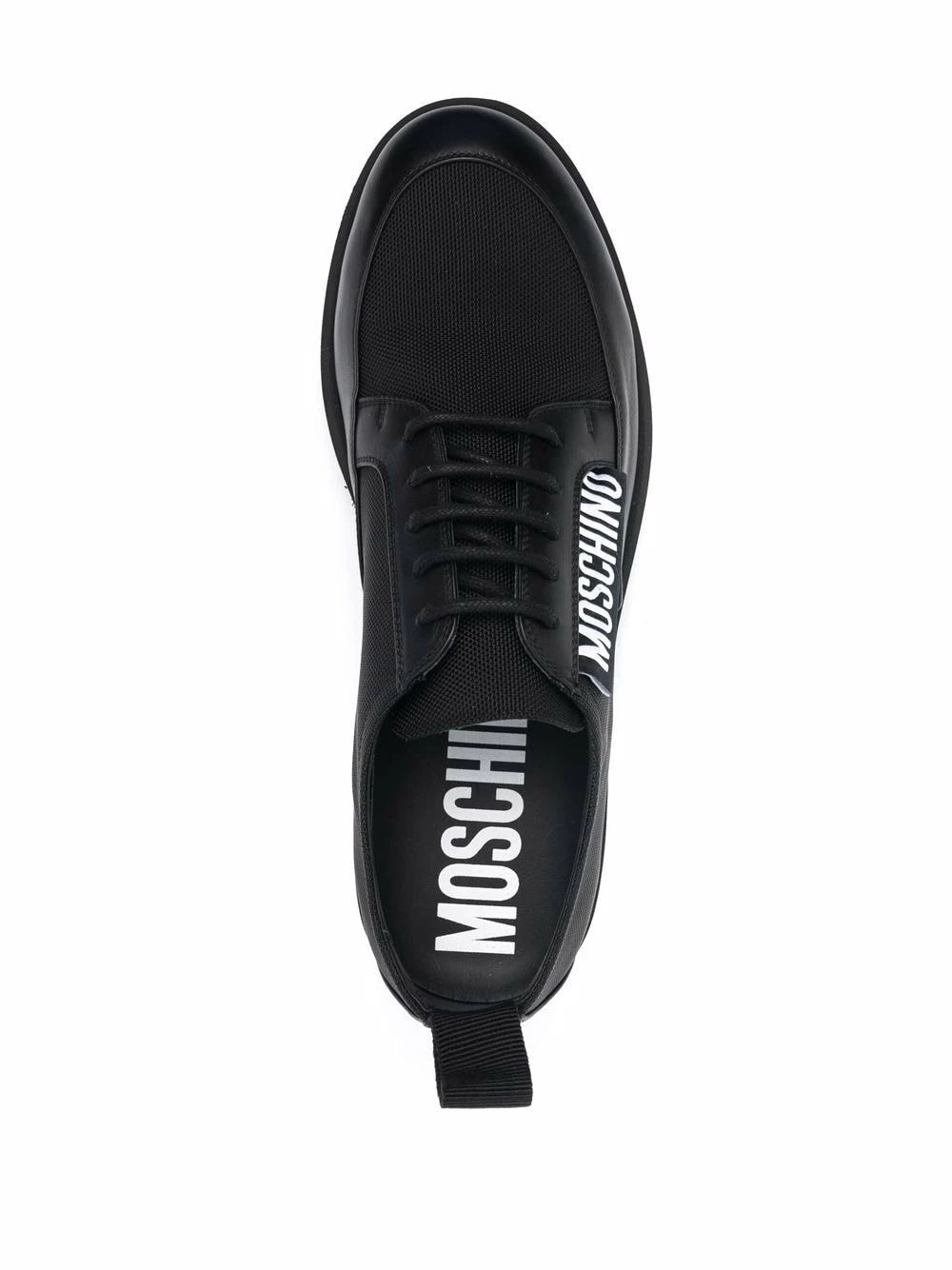 Budget ๐ Moschino Side logo patch loafers ๐คฉ 6 Moschino side logo-patch loafers