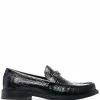Moschino logo-plaque loafers