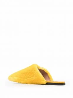 Moschino logo-plaque mules