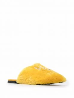 Moschino logo-plaque mules
