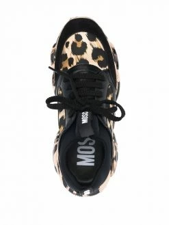 Moschino leopard-print sneakers