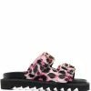 Cheapest ๐ Moschino Leopard print ๐ฉด sandals ๐ฅฐ 2 Moschino leopard-print sandals