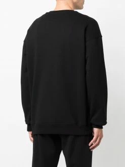 Moschino logo-print drop-shoulder sweatshirt