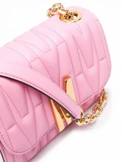 Moschino M-quilted shoulder bag