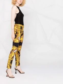 Moschino teddy bear print trousers