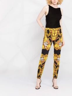 Moschino teddy bear print trousers