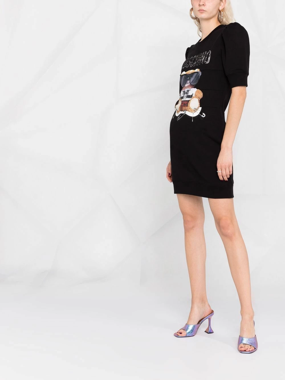 Best deal โญ Moschino Graphic print short sleve ๐ dress ๐ 8 Moschino graphic-print short-sleve dress