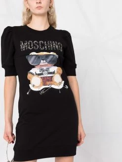 Best deal โญ Moschino Graphic print short sleve ๐ dress ๐ 12 Moschino graphic-print short-sleve dress
