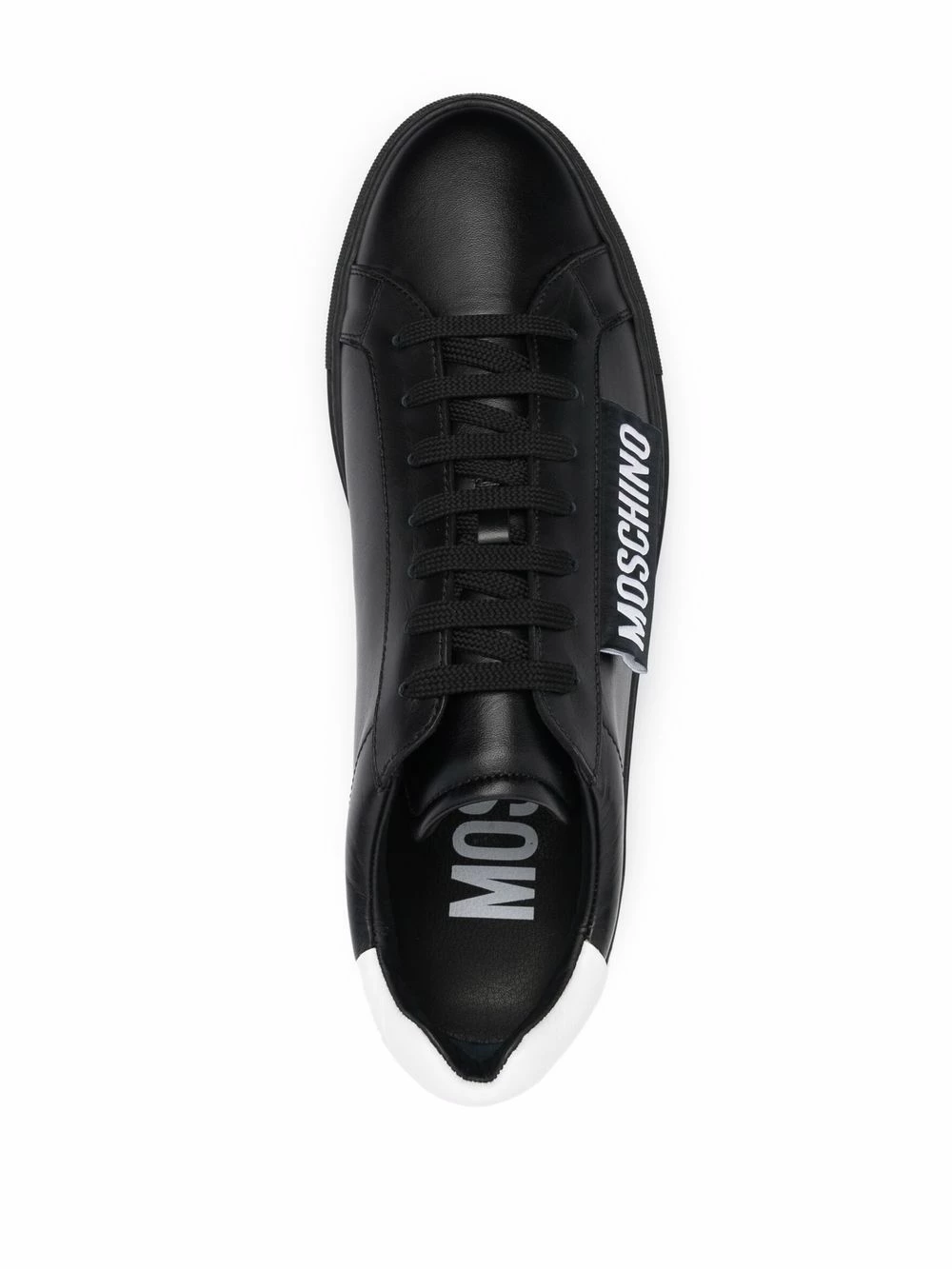 Hot Sale ๐ฅ Moschino Logo tab lace up low top ๐ sneakers ๐ 6 Moschino logo tab lace-up low-top sneakers