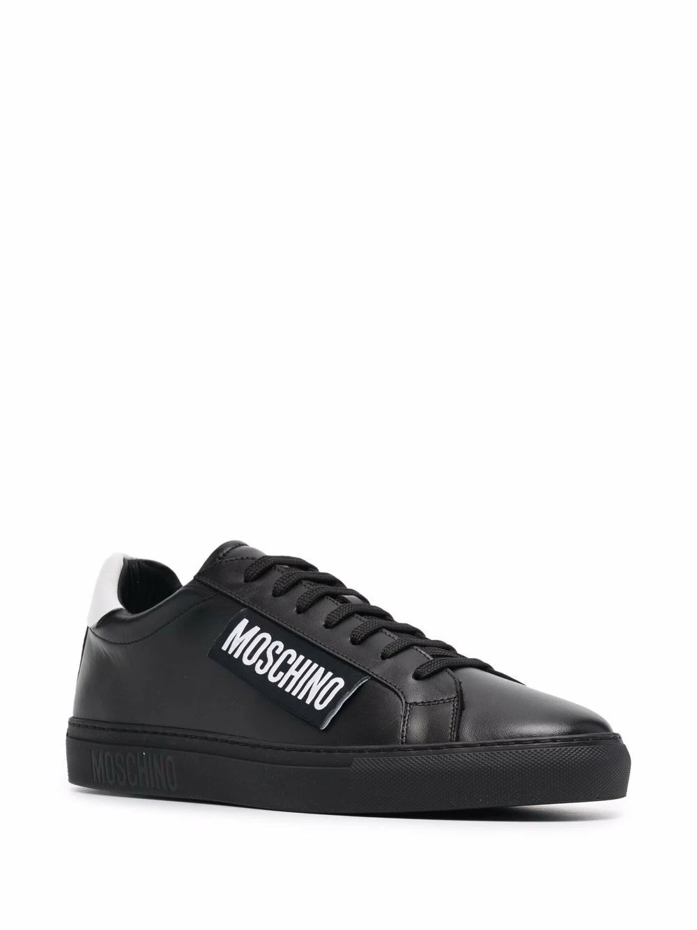 Hot Sale ๐ฅ Moschino Logo tab lace up low top ๐ sneakers ๐ 4 Moschino logo tab lace-up low-top sneakers