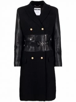 Moschino multi-panel double-breasted coat