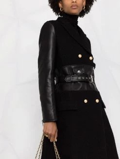 Moschino multi-panel double-breasted coat