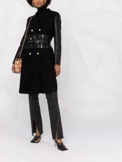 Moschino multi-panel double-breasted coat