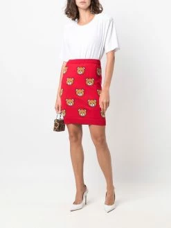 Moschino Toy Bear print skirt