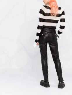 Hot Sale ๐ Moschino Faux leather Slim Fit trousers ๐ฅ 13 Moschino Faux-leather Slim-Fit trousers