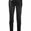 Moschino Faux-leather Slim-Fit trousers